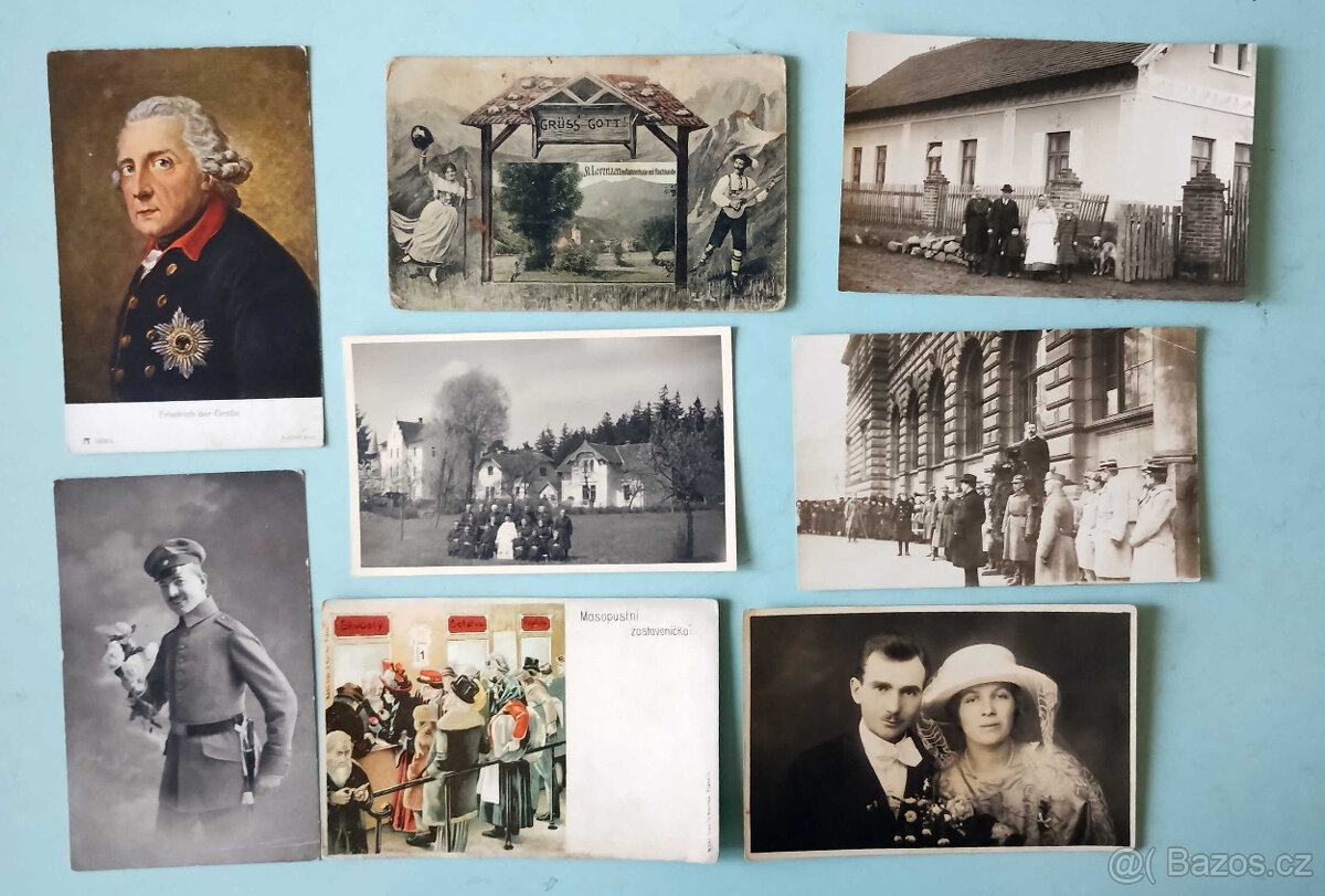 Staré pohlednice Československo a žánrové - 6