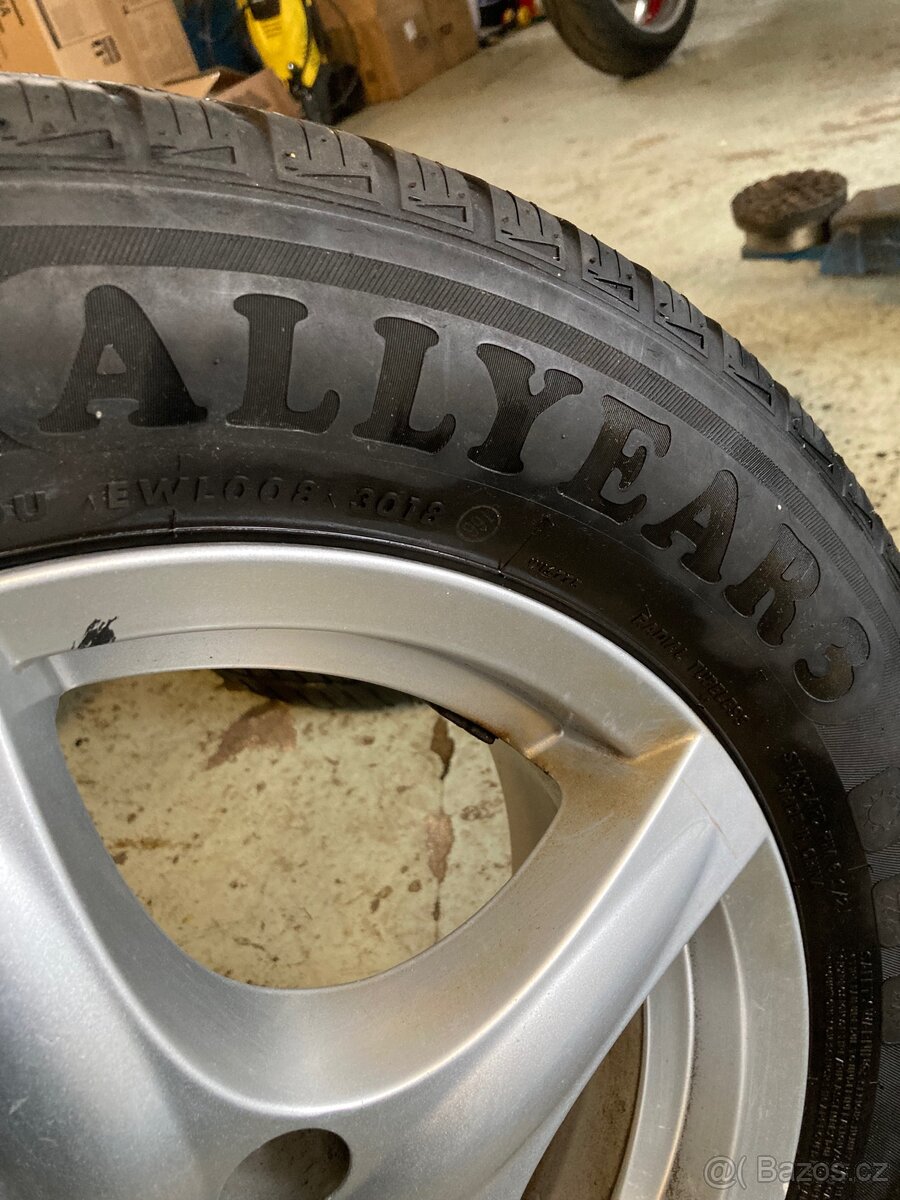 Litá kola RONAL 6.5J x 16H2 ET 45 + celoroční pneu Tomket - 6