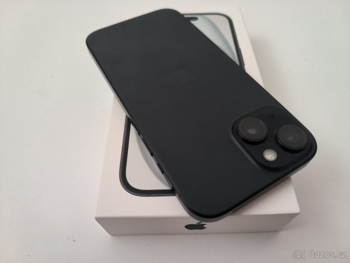 apple iphone 15 128gb Midnight 100% Batéria - 6