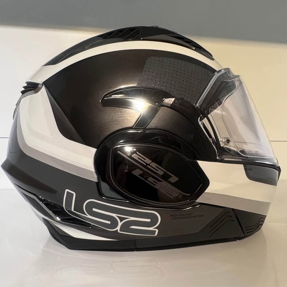 Překlápěcí helma LS2 FF900 Valiant II Orbit Jeans - 6