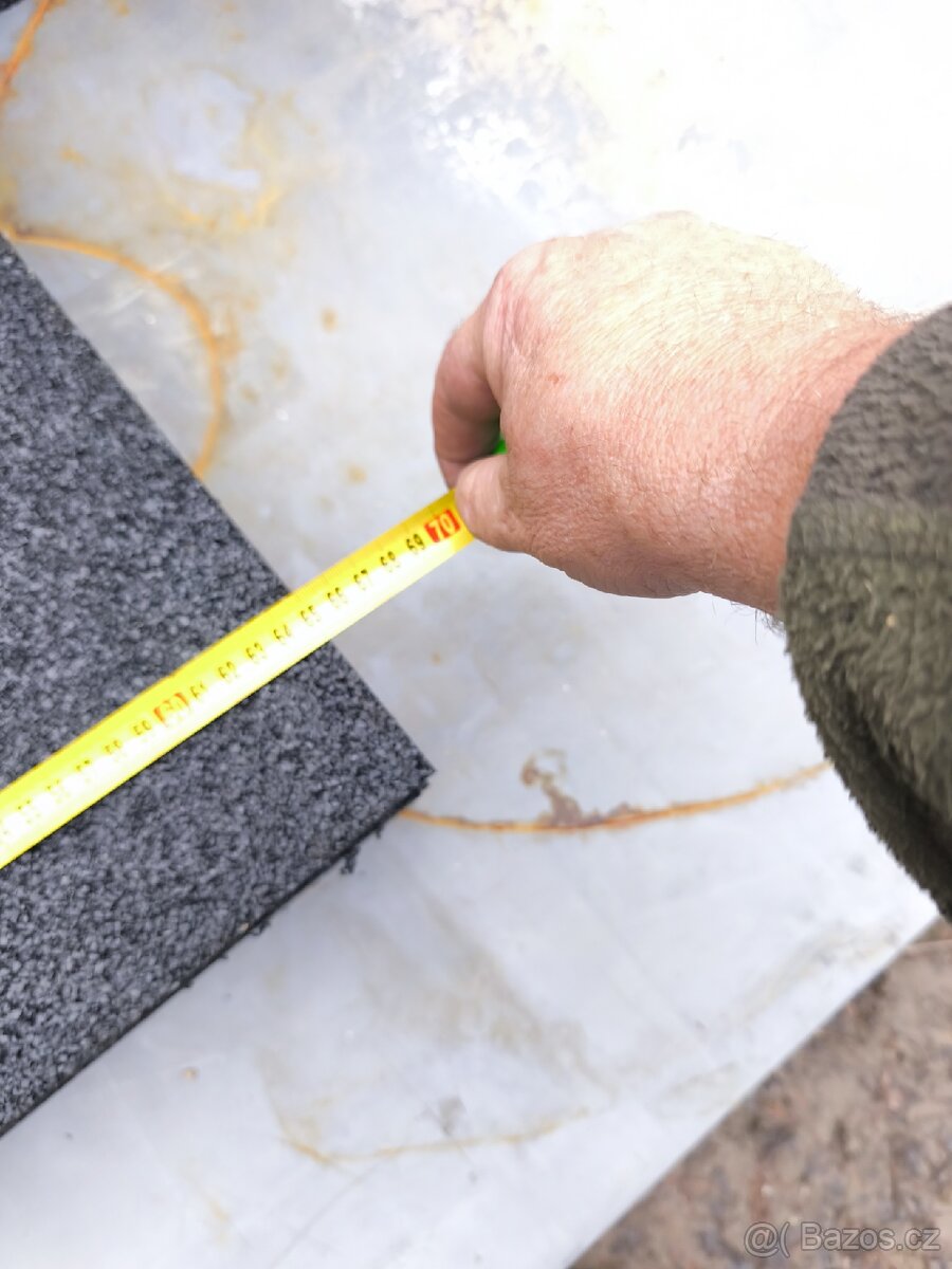 Gumová podlaha, pryžové desky,fitnes podlaha - 6