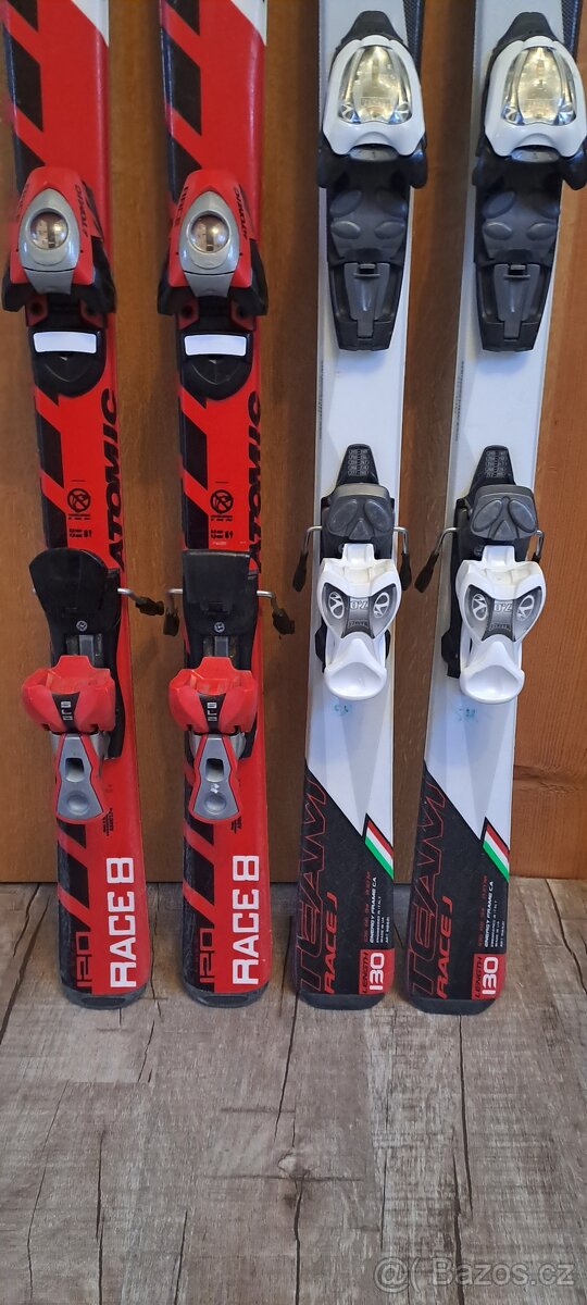 Dětské lyže 100,110,120,130cm lyžáky - 6