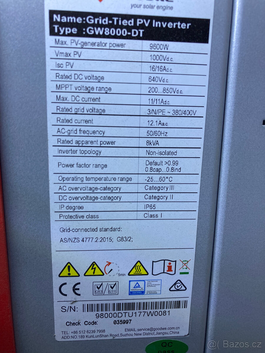 FVE třífázový měnič - 6