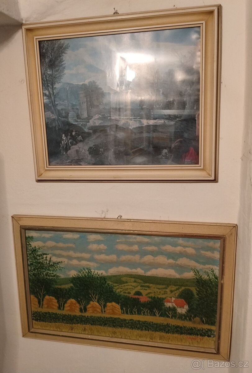 Nabízím rámy a rámečku s obrázky i bez min. 35ks - 6