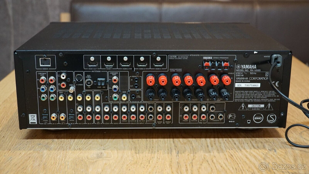 Yamaha RX-V665 7.1 x 130W HDMI AV receiver, DO, návod - 6