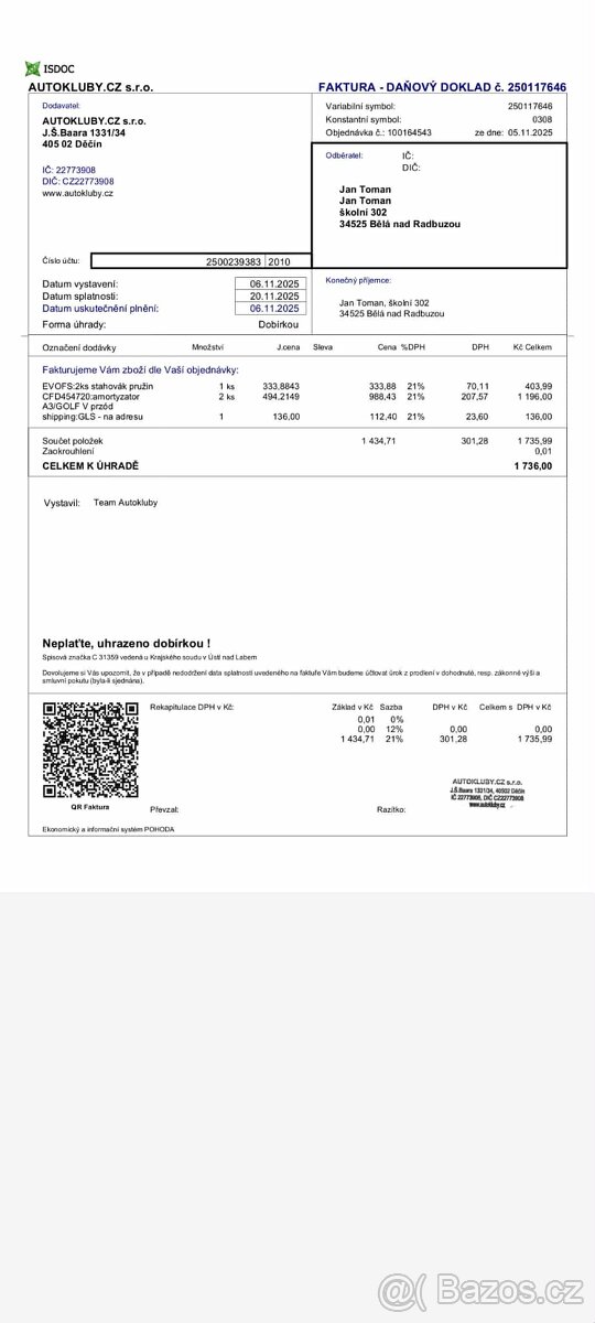 Přesný tlumiče - 6