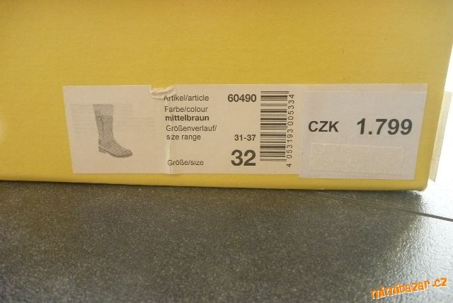 Kožené kozačky Bama, vel. 32 - 6