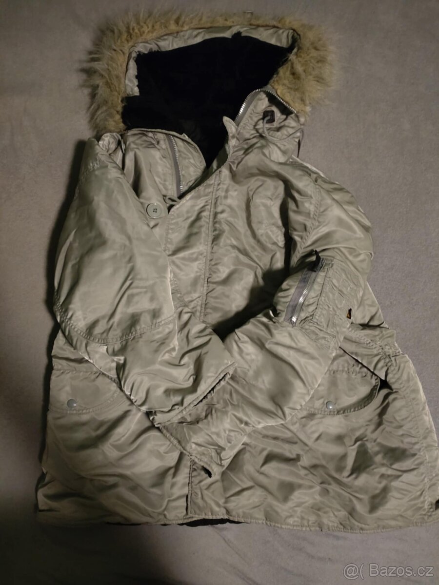 BUNDA N3B ALJAŠKA ALPHA INDUSTRIES SILVER XL - 6