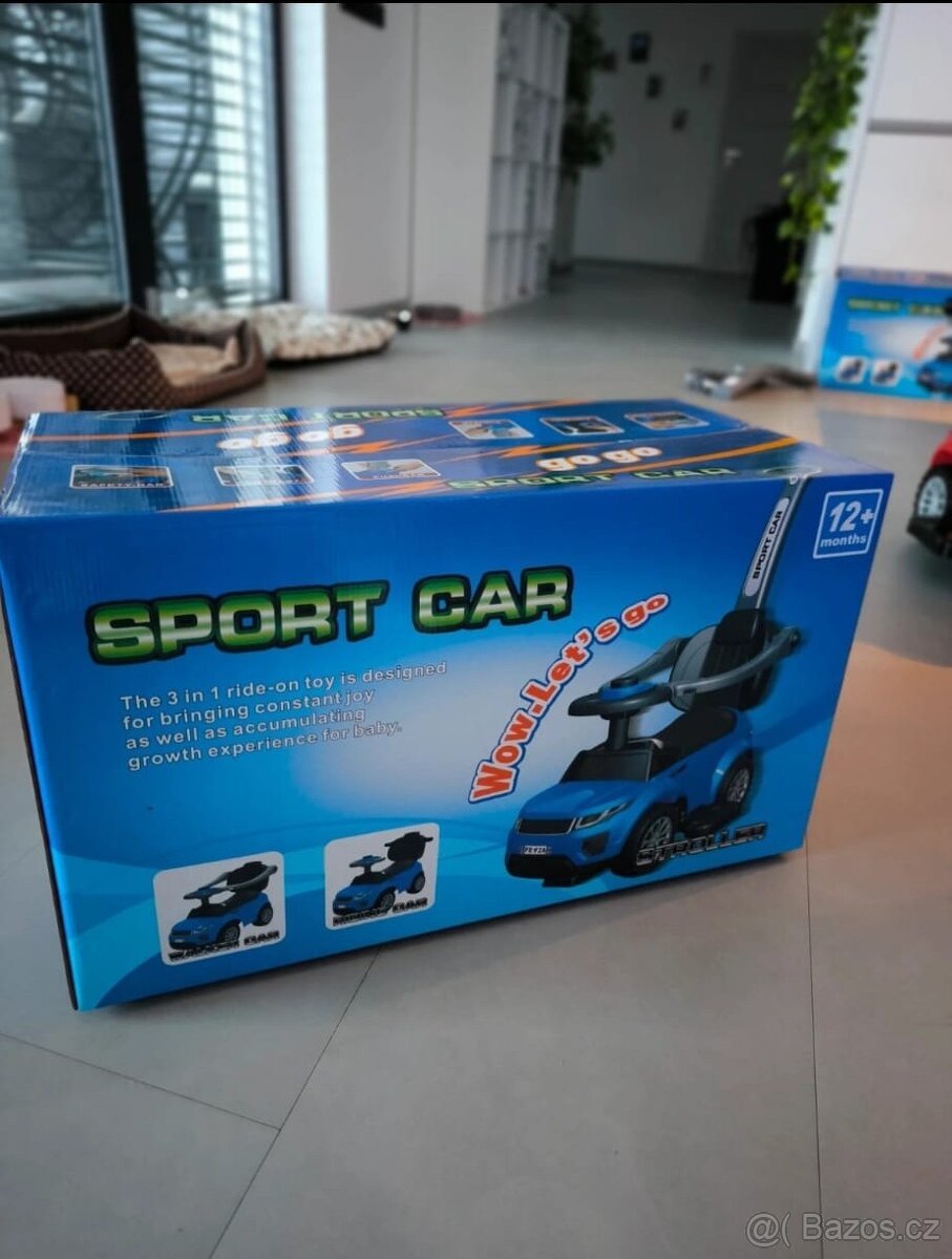 Nové dětské odrážedlo 3v1 Range Rover - bílé - 6