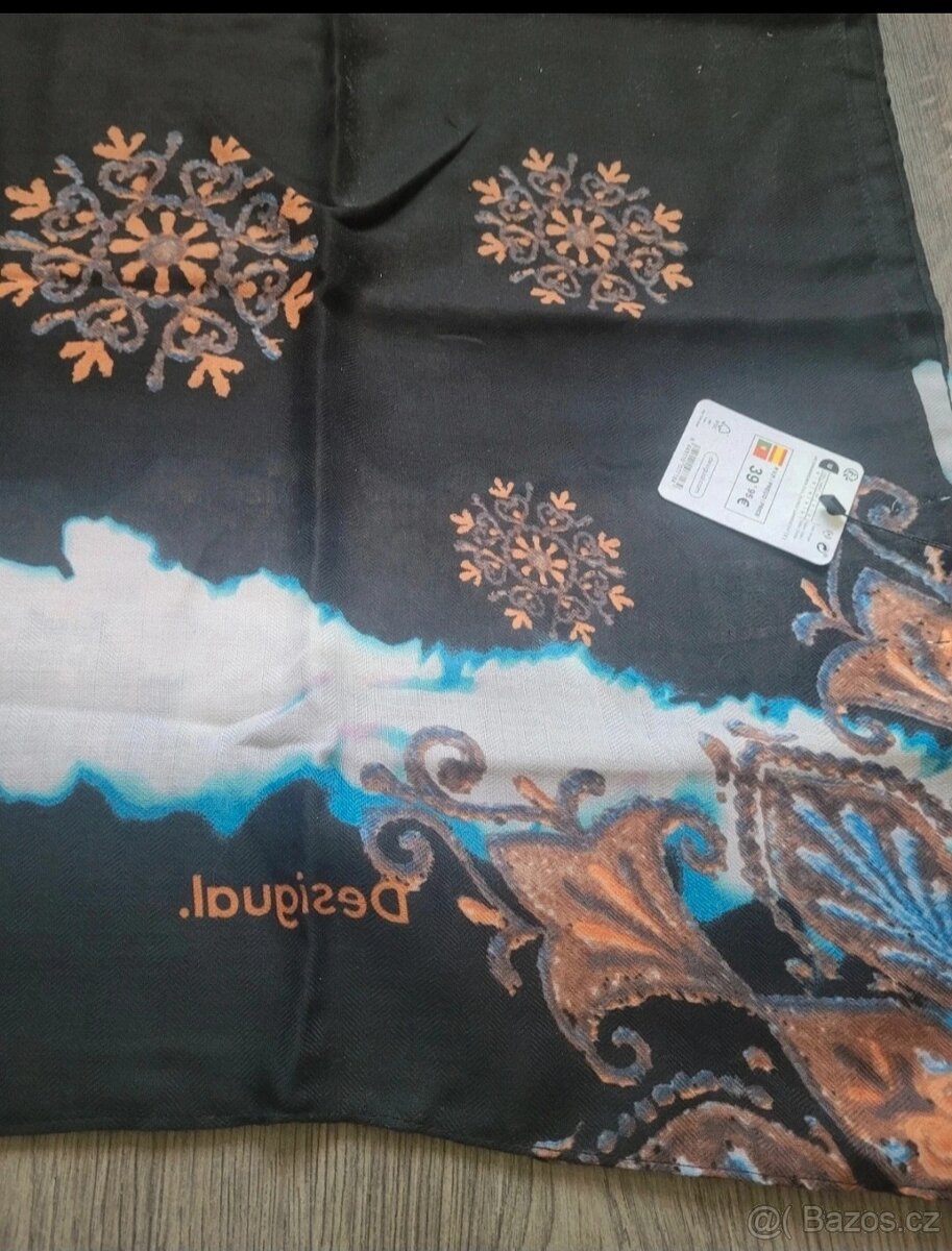 Desigual Deva Black nový dámský značkový šátek šála - 6
