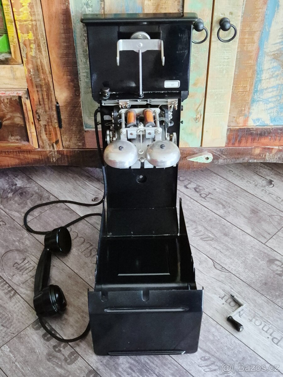 Starožitný krásný telefon L.M.ERICSSON AC-140, rok 1933 - 6