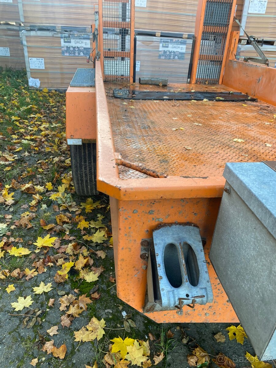 Tandem přívěs bagr válec UNC podval KUBOTA CAT JCB VOLVO - 6