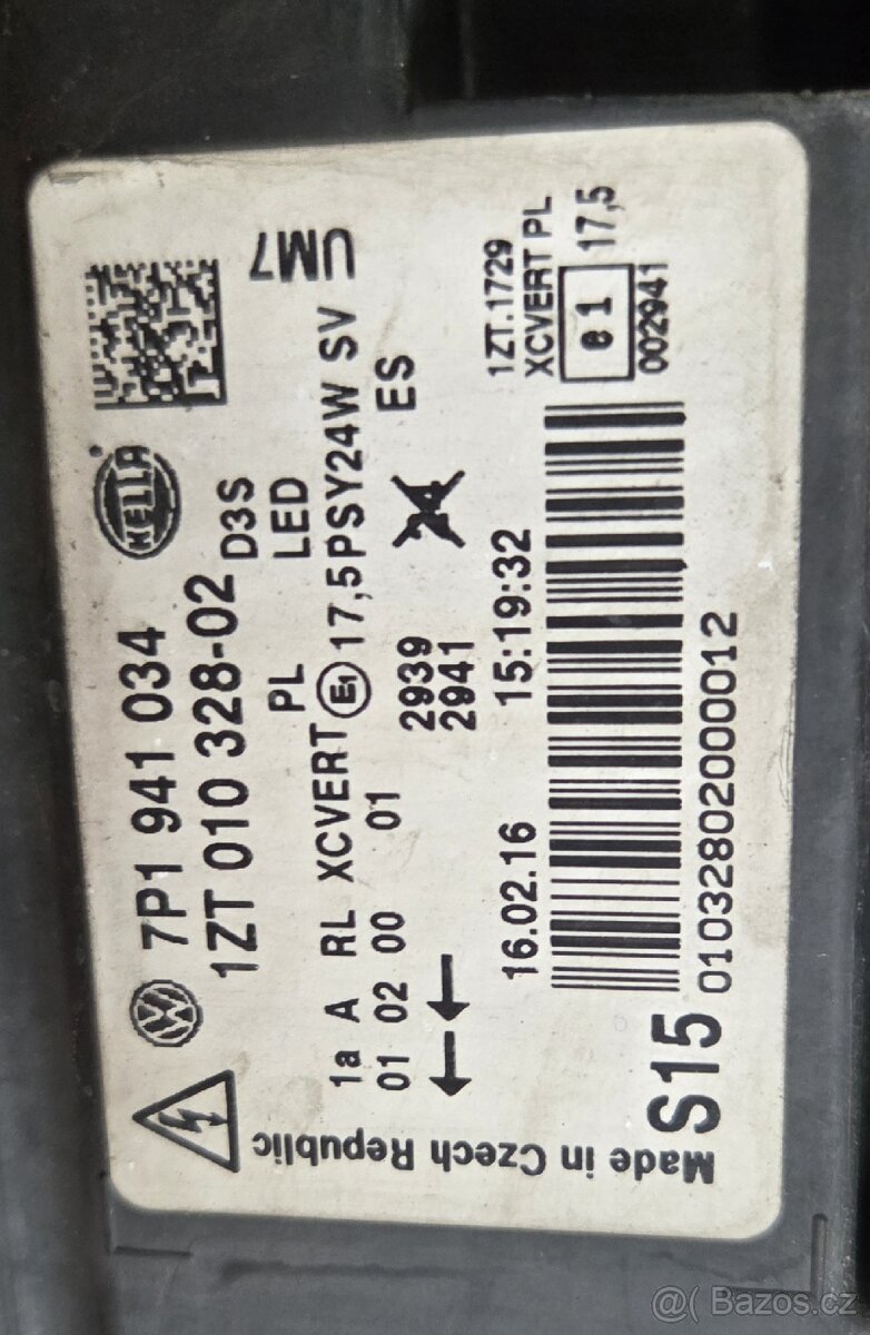 PP Světlo VW Touareg 1P1941034 - 6