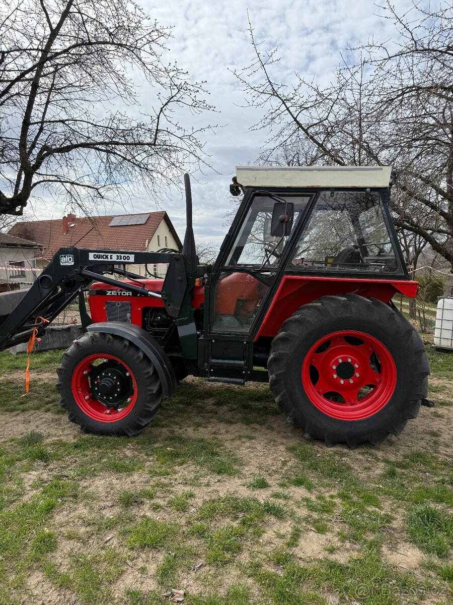 ZETOR 7745 s čelákem QUICKE + lopata - 6