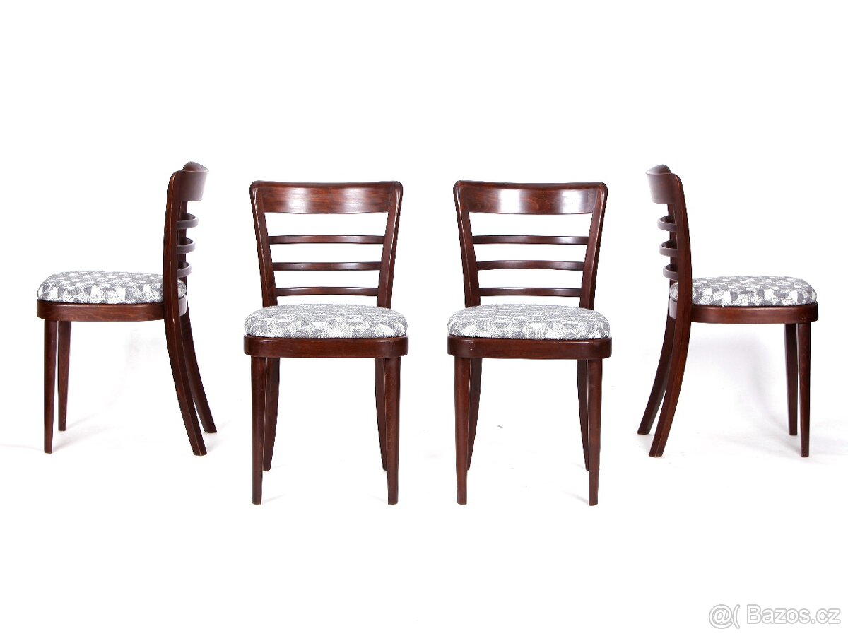 Přečalouněné retro židle SETONA, 4 kusy. - 6