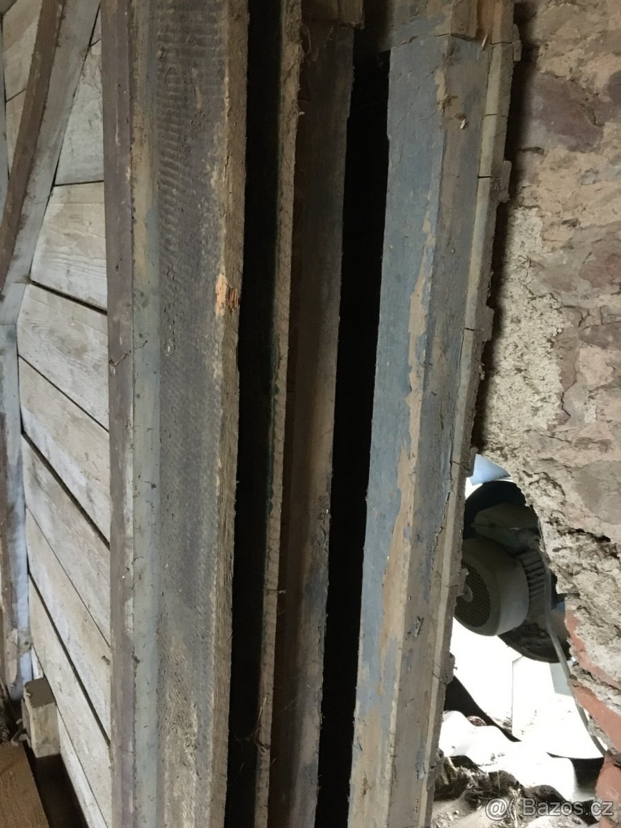 Vrata od stodoly zachovalá 2 páry - 6