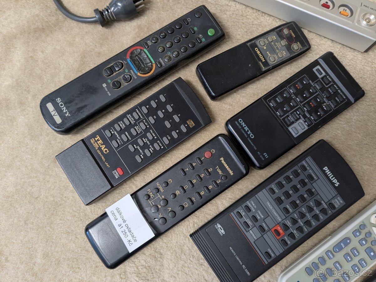 dálkové ovladače Diora, ReVox, Sony, JVC a jiné - 6