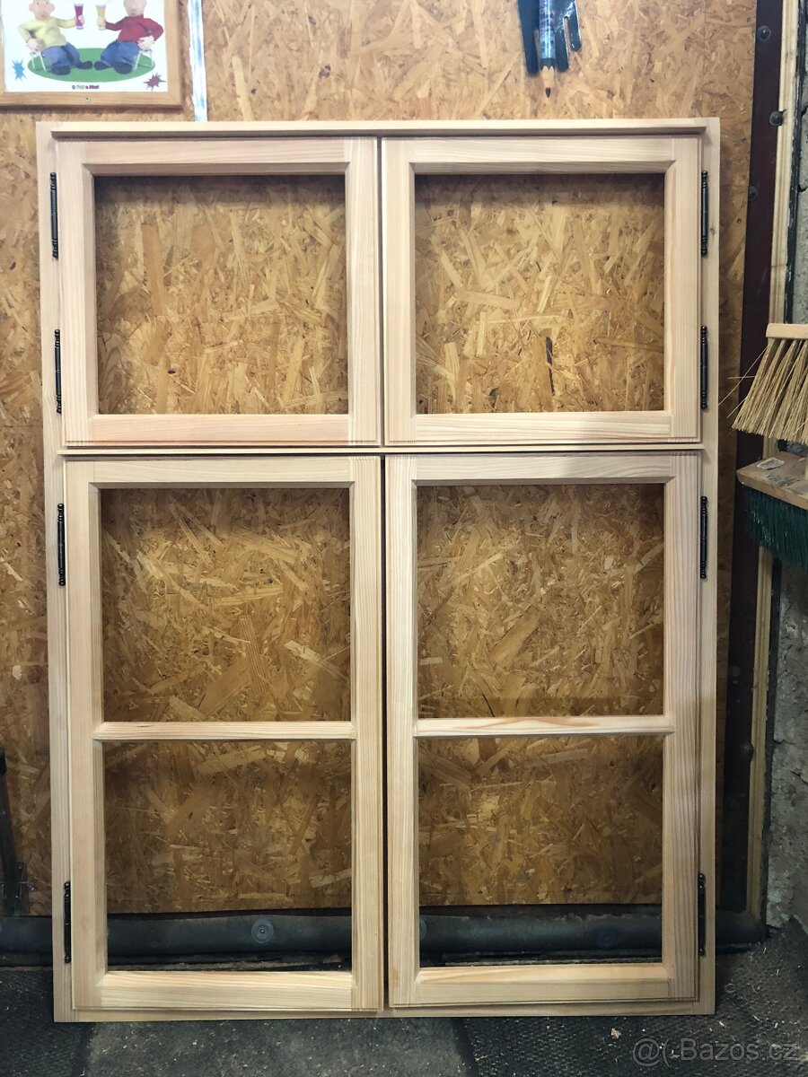 Rámová modřínová okna. - 6