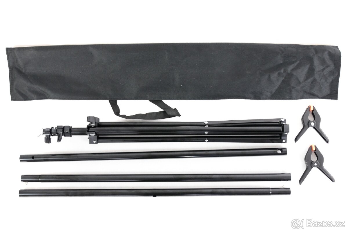 Držák fotografického pozadí typu T – Stabilní stativ 2×2m - 6