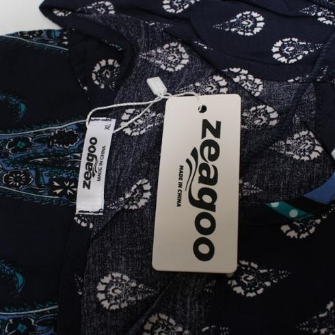 Dámské letní šaty Beyove modré XL - 6