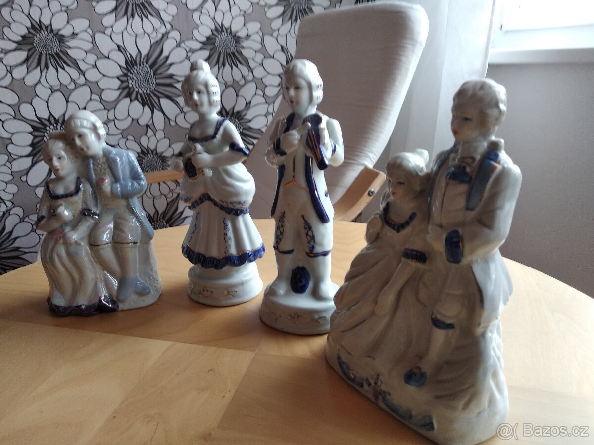 Prodám 4ks porcelánové figurky - 6