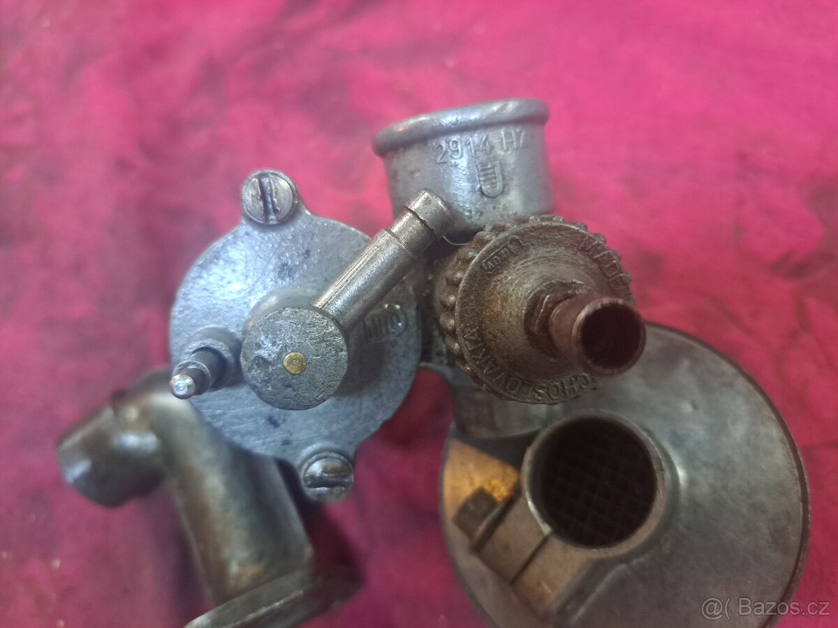 Jawa 50 555 - karburátor Jikov 2914HZ komplet - 6