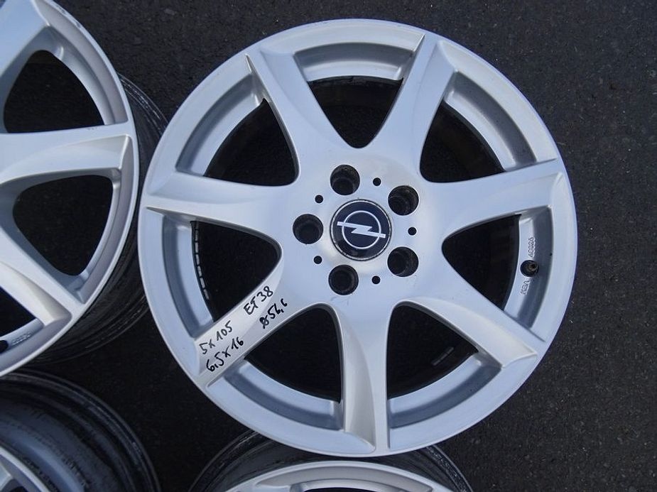 Alu disky na Opel, 16", 5x105, ET 38, šíře 6,5J - 6