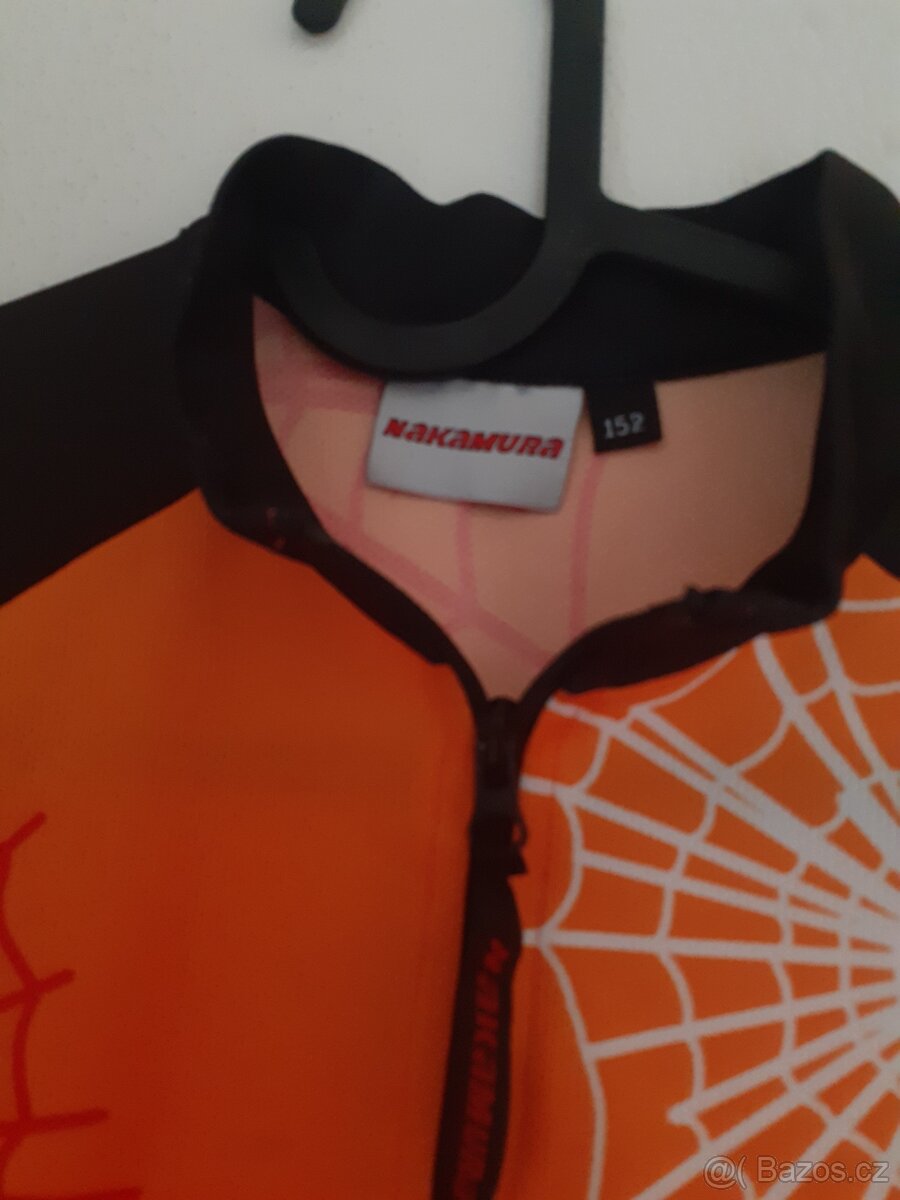 Prodám dětský cyklistický dres NAKAMURA vel.152 plus šortky - 6