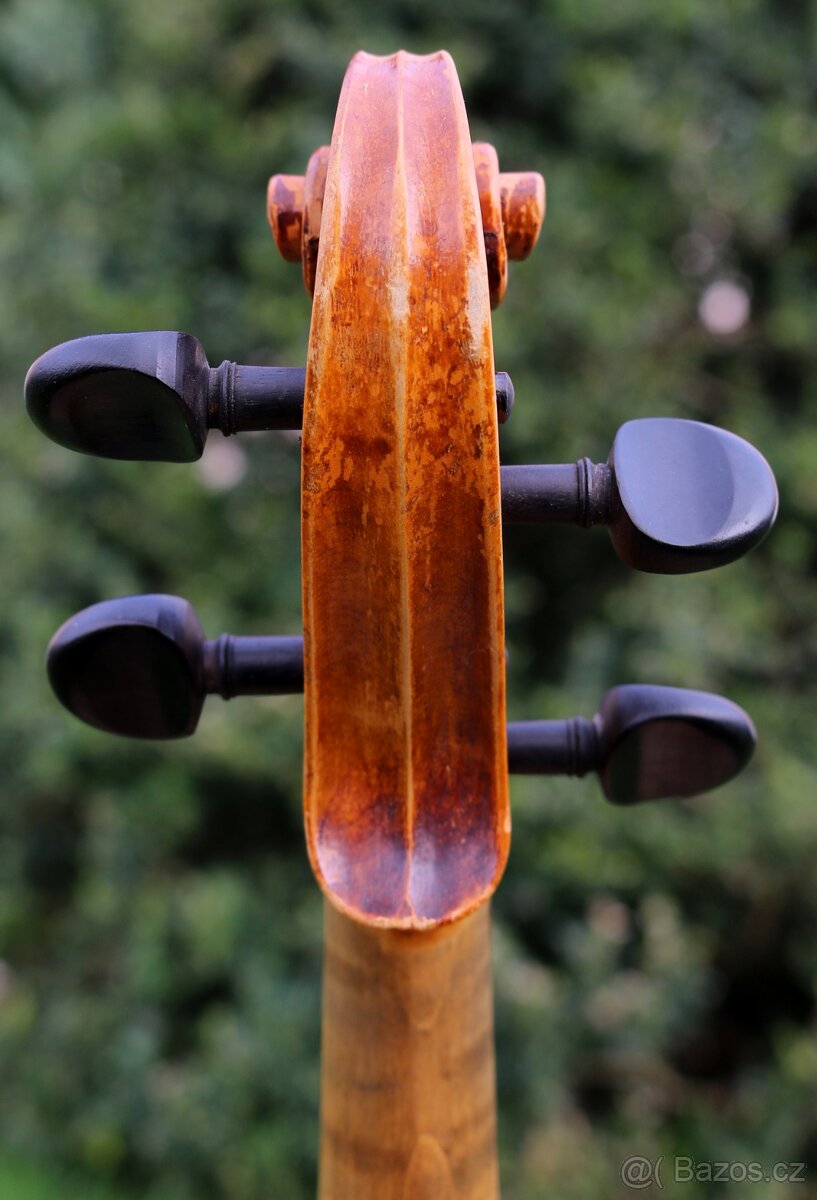 Staré německé housle s silnym zvukem dle David Techler - 6