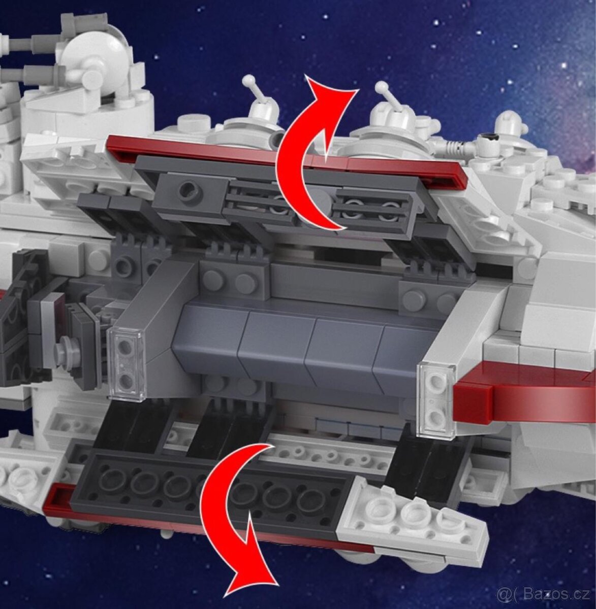 Stavebnice Mould King 2905kusu Vesmírná loď - 6