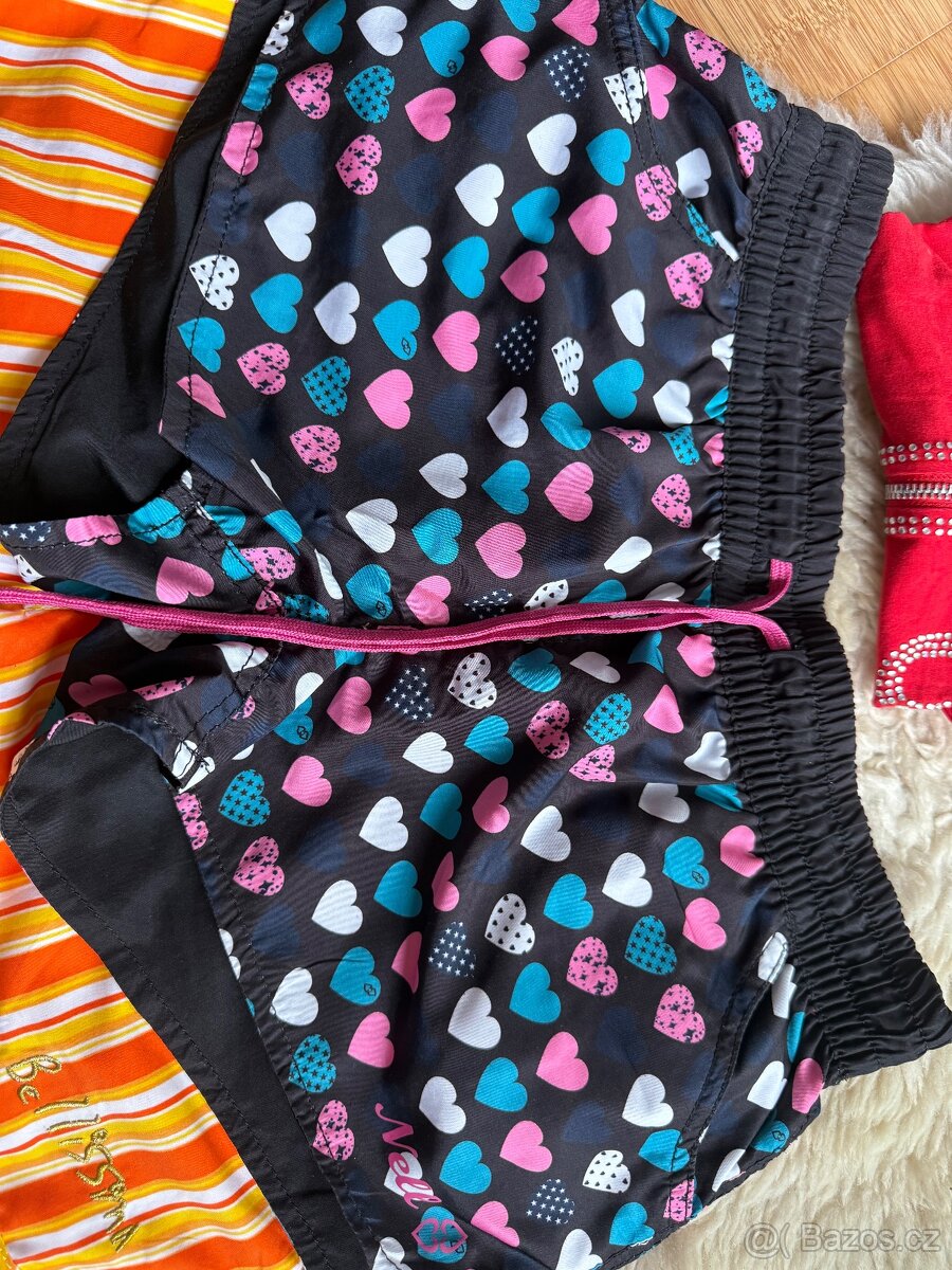 Letní sada oblečení 5 ks, sukně, kraťasy, tričko, vel S - 6