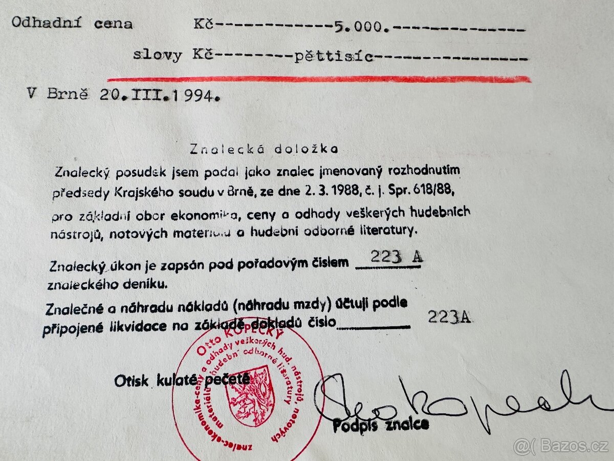 Stříbrná flétnová hlavice - 6