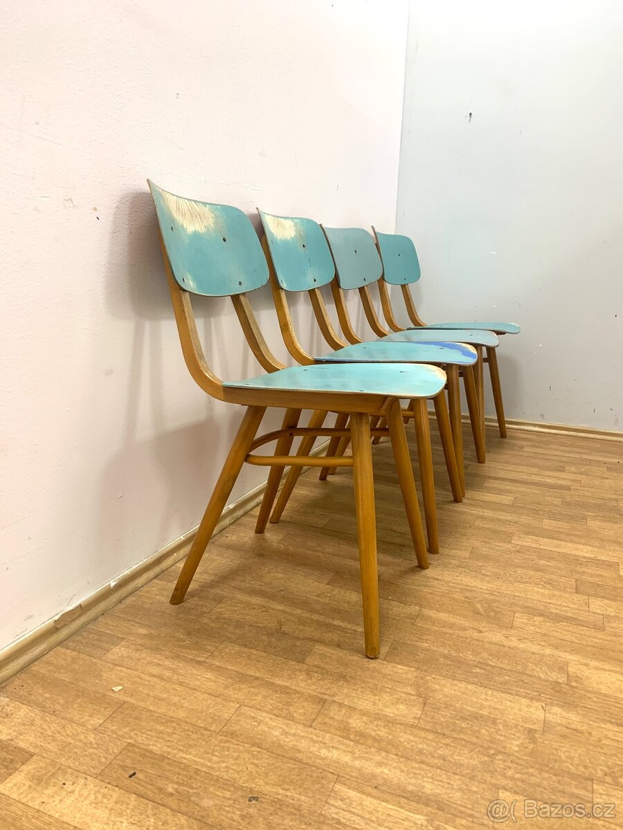 Retro židle TON HOLEŠOV 60. léta - 6
