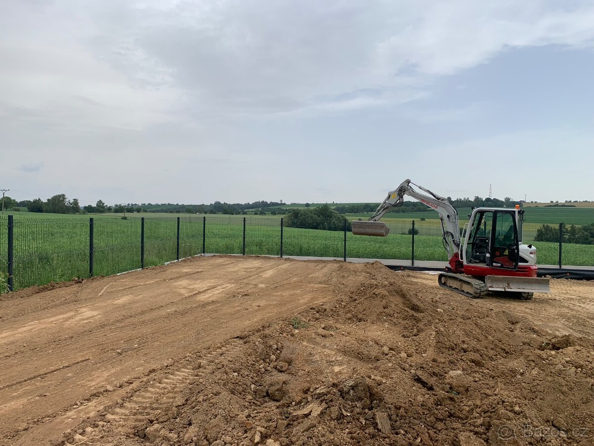 Zemní práce zahrady Praha Benešov Tábor - výkopové práce - 6