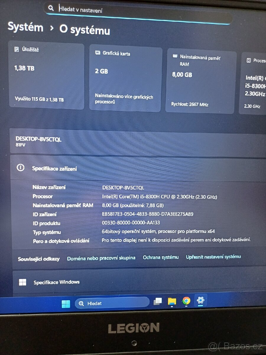 Notebook Lenovo Legion Y530 - 6