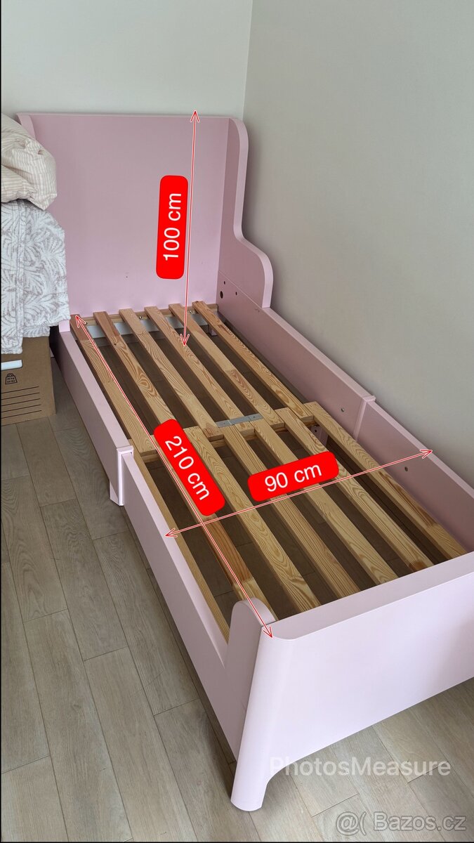 Dětská postel rostoucí IKEA BUSUNGE - 6