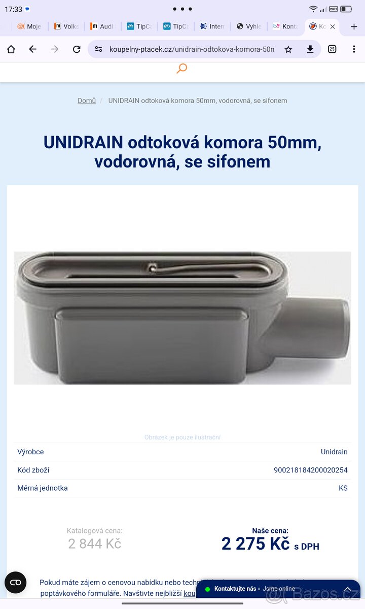 UNIDRAIN 1003.0900 model 900mm (sprchový nerezový žlab) - 6
