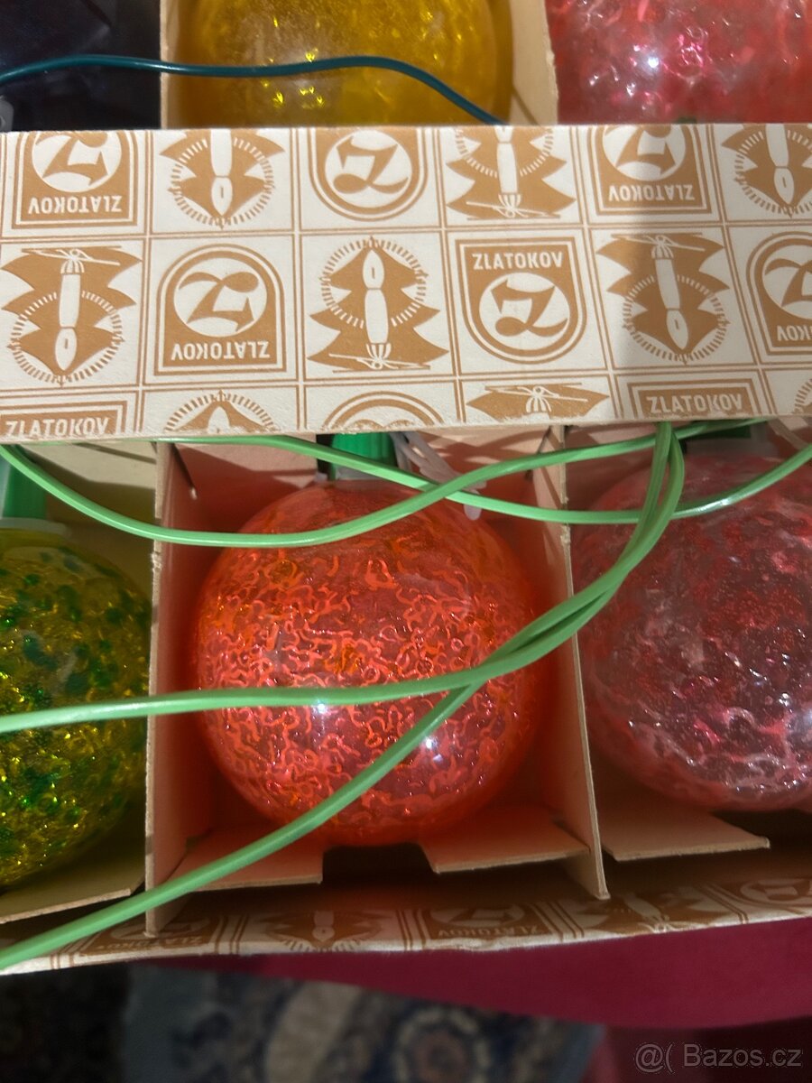 Retro vánoční osvětlení - REFLEX ZLATOKOV. 1974 - 6