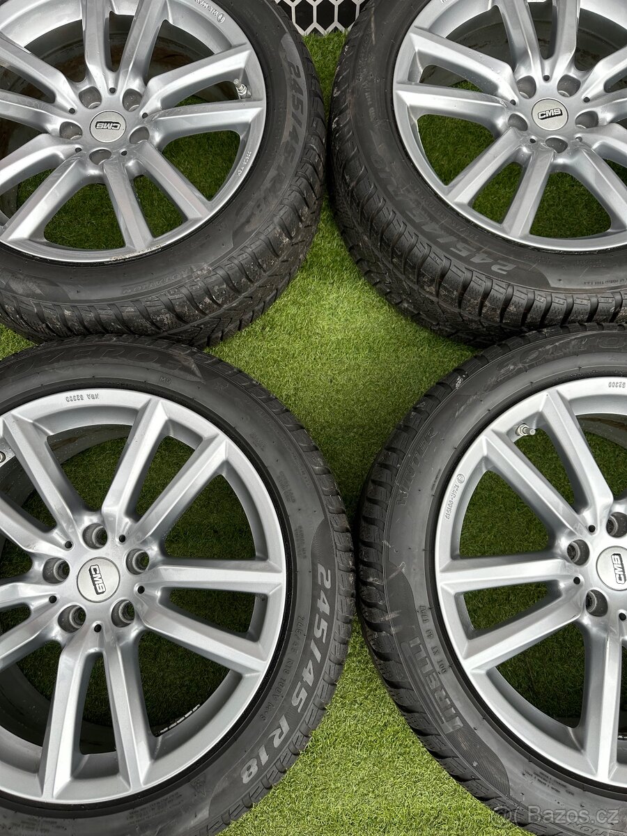 245/45 R18 - 5x112 - ZIMNÍ SADA PIRELLI - 6