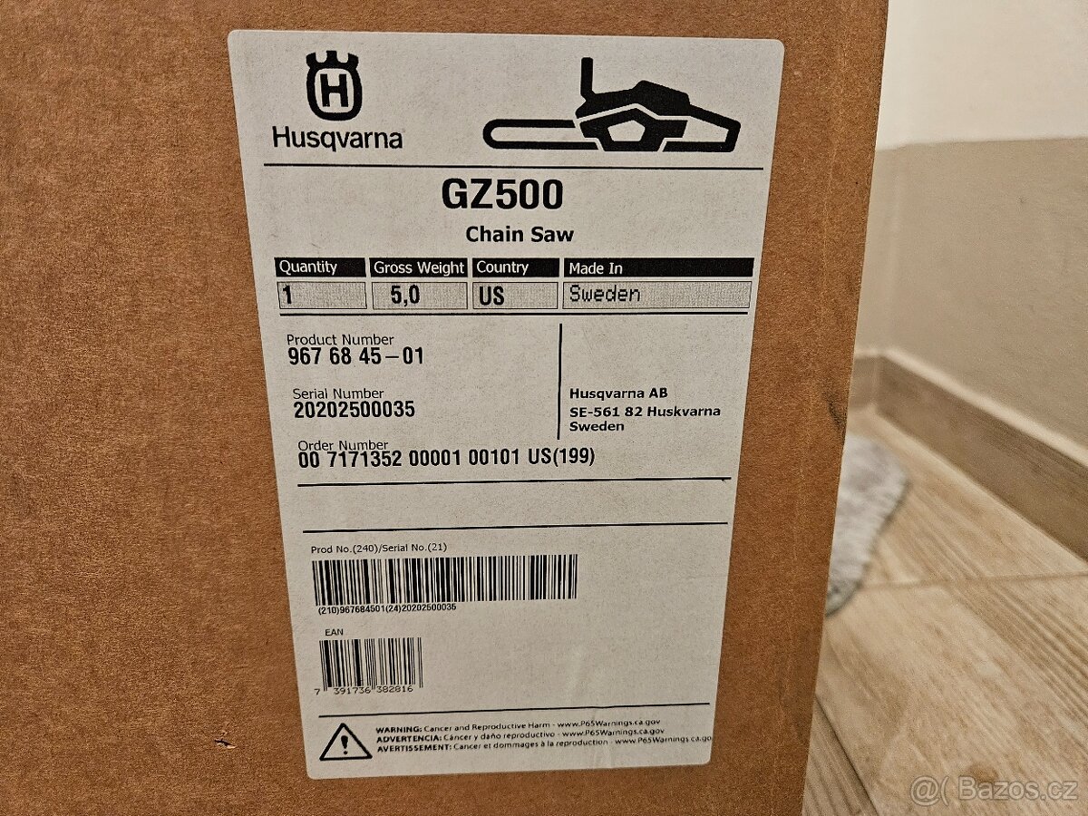 Motorova pila Jonsered Redmax - 6