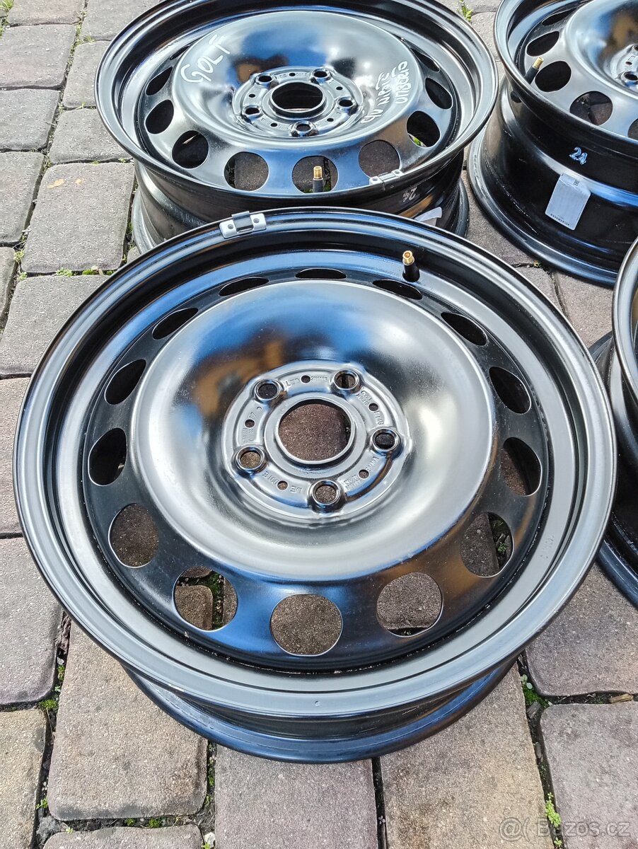 Plechové disky 5x112 R16 NEJETÉ VW / ŠKODA /AUDI - 6
