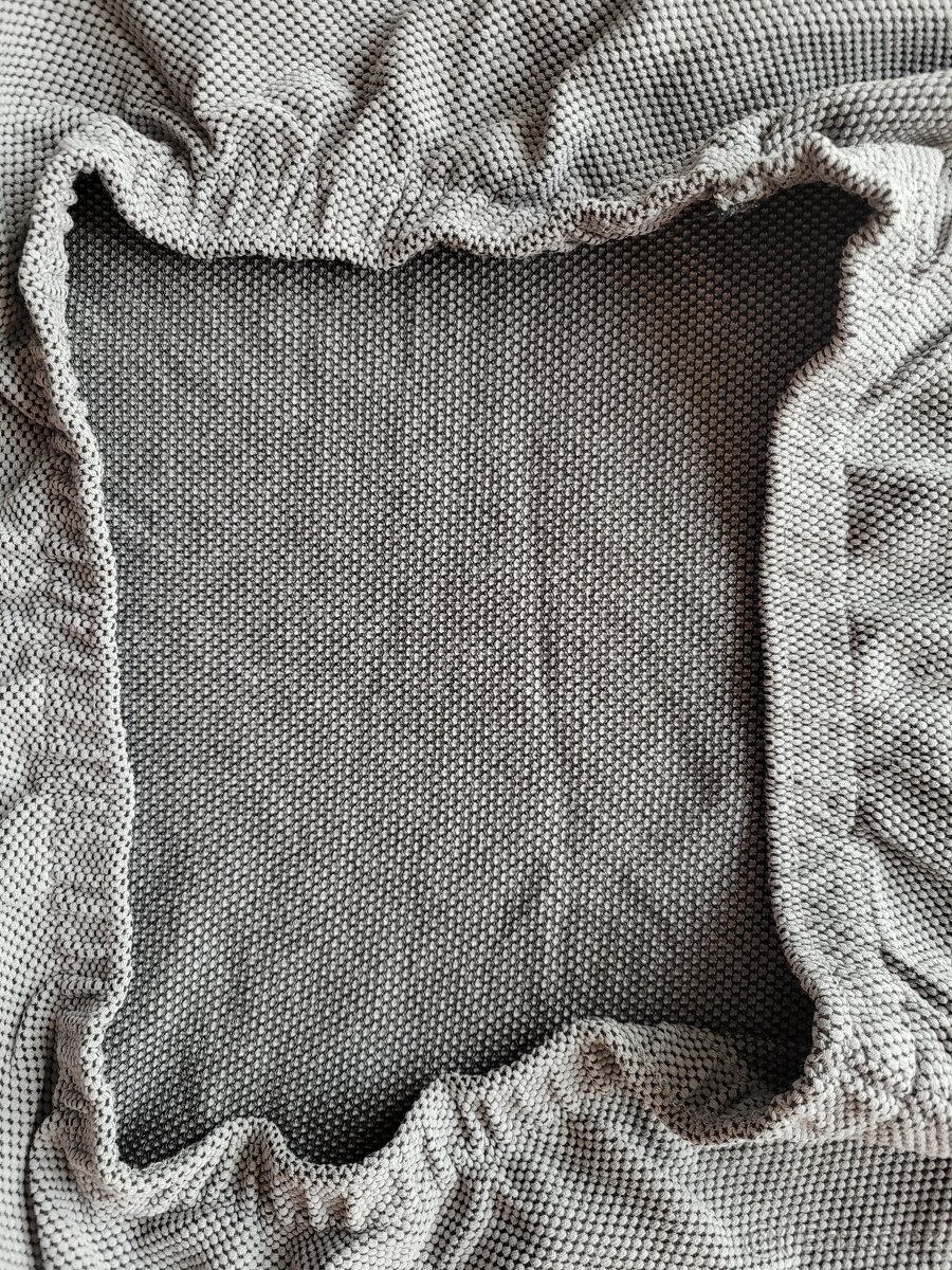 Sada elastických potahů na sedací soupravu a židle - šedá - 6