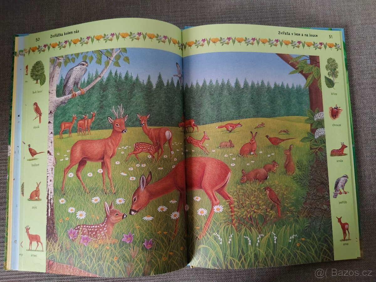 Dětská knížka- Naše zvířata, Nejkrásnější dětská říkadla - 6