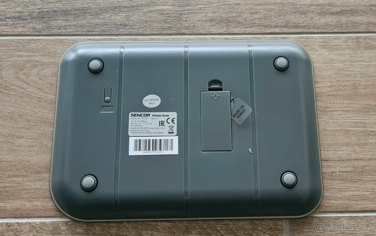 Nová chytrá kuchyňská váha s bluetooth Sencor SKS 7077CH - 6