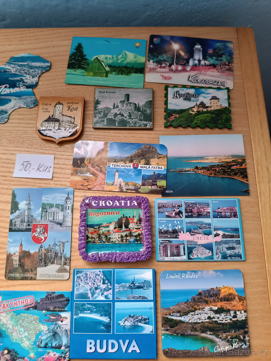 Cestovatelské magnetky a jiné, - 6