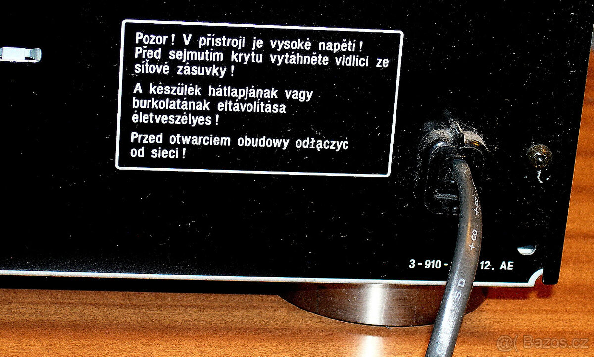 Kazetový magnetofon SONY TC-WR645S, dolby B,C,S NA OPRAVU - 6