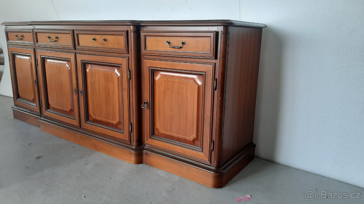 Rustikální dřevěná komoda masive - 6