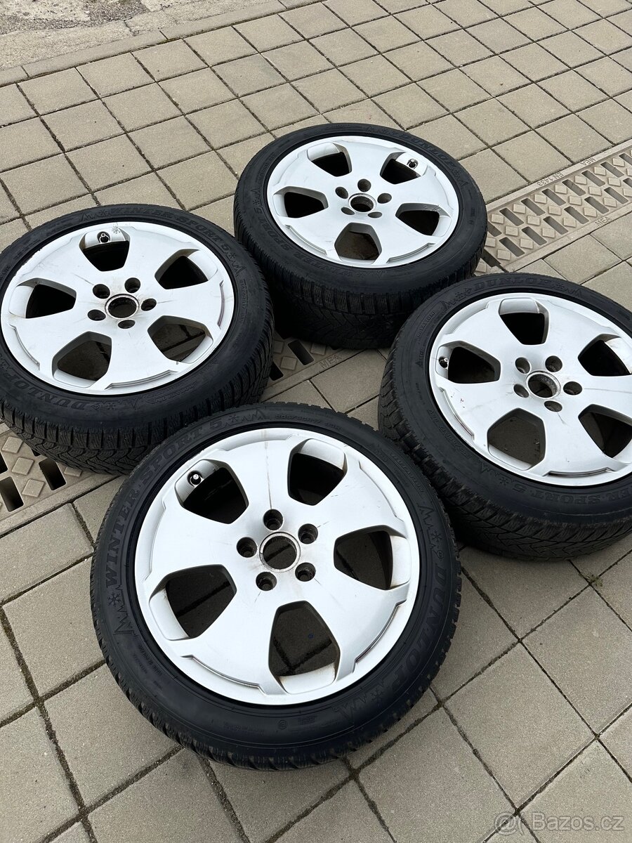 Alu 5x112 Audi R17, zimní sada pneu 215/50/17 - 6