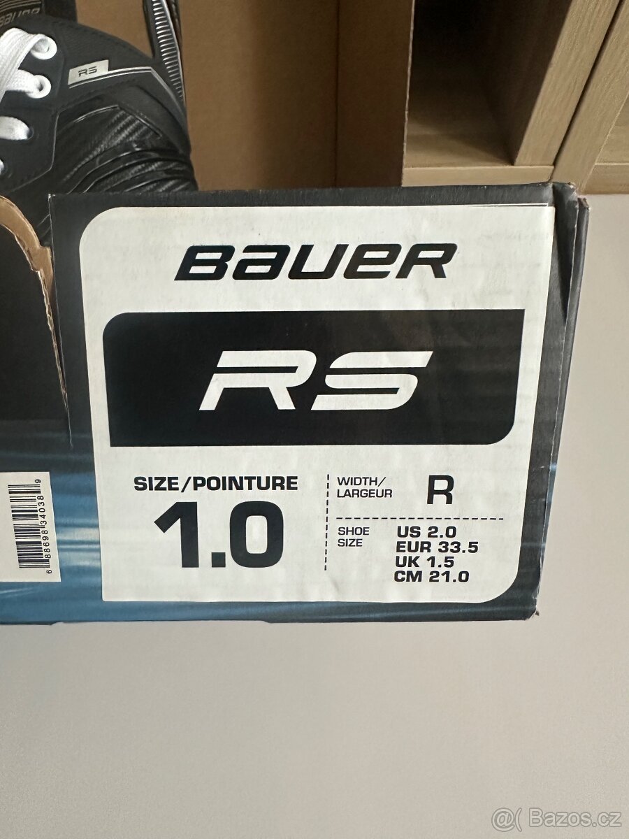 Dětské kolečkové brusle Bauer RS, velikost 1.0 - 6