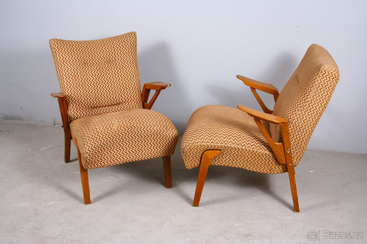 retro křesla / BRUSEL / cena za pár - 6